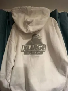 XLARGE ゴリラロゴ ホワイトパーカー
