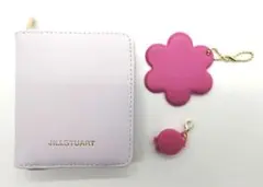 ♬【新品】JILLSTUART レザー調 マルチケース 印鑑マット 朱肉