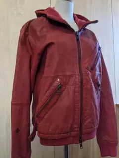 【AVIREX】ジャケット　やぎ皮　本革　ヴィンテージ