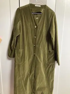 ベロアのロングコート