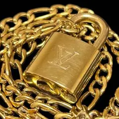 美品 LOUIS VUITTON シルバー南京錠 ネックレス ルイヴィトン 64