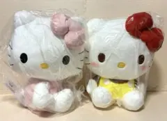 新品未使用　ハローキティ　特大　ぬいぐるみ　2点セット