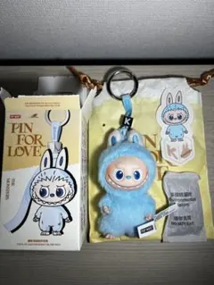 ◎ラブブ PIN FOR LOVE イニシャル 【K】　labubu