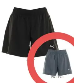 美品　PUMA ブルーグレー ショートパンツ　レディース　L