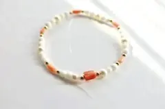 天然石ブレスレット*珊瑚