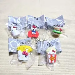 ハローキティ アメリカンデザインめじるしアクセサリー 全5種類 コンプ ガチャ⑥