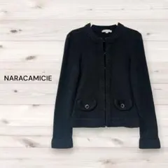 NARACAMICIE ナラカミーチェ ジャケット カーディガン ニット 黒