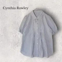 Cynthia Rowley シンシアローリー ピンタック ストライプブラウスのサムネイル