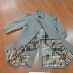 限定販売　超希少 BURBERRY シルク ウール ステンカラーコート
