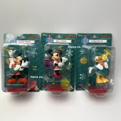ディズニー クリスマスオーナメント ミッキー・ミニー・ドナルドダック 3点セット