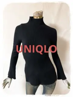 ☘️T17775☘️UNIQLO マメクロゴウチ 3Dリブハイネックセーター M