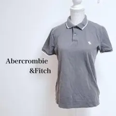 アバクロンビー&フィッチ　半袖ポロシャツ　刺繍ロゴ【S】スポーティカジュアルのサムネイル