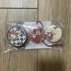 ディズニー ミッキー・ミニー・ドナルド 缶バッジ 3個セット