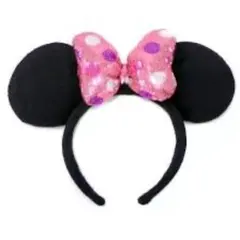 ディズニー ミニーマウス カチューシャ　スパンコール