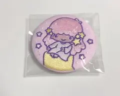 サンリオ　キキララ　リトルツインスターズ　ララ　刺繍缶バッヂ　缶バッジ