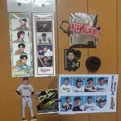 オリックス・バファローズ 紅林弘太郎24ステッカー アクリルスタンド　セット