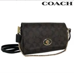 COACH ショルダーバッグ ダークブラウン