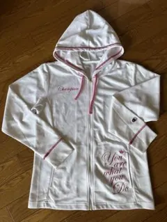 Champion ジップアップパーカー ホワイト Lサイズのサムネイル