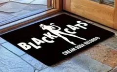 クリームソーダBLACK CATSマット60cm x 40cmふわふわ！滑り止め