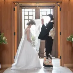 【イノセントリー】ロングベール　3m　アイボリー　ビジュー　パール