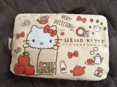 HELLO KITTY ハローキティ 折り畳みボストンバッグ　ベージュ☆
