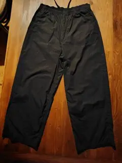 Dickies ブラックリラックスワイドパンツ　レディース