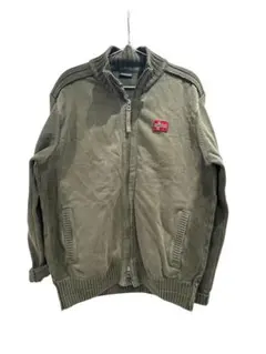 ナパピリ ジップジャケット XL カーキ ロゴワッペンのサムネイル