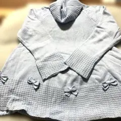 ギャラリービスコンティー リボン付きニットセーター