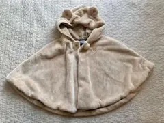 美品 Miki House ベビーポンチョ
