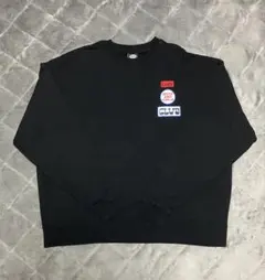 FREAK'S STORE ブラック スウェット L ワッペン