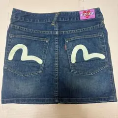 EVISU DONNA エビスドンナ デニムミニスカート カモメ ピンク EVISU DONNA エビスドンナ デニムミニスカート カモメ ピンク 【公式通販】