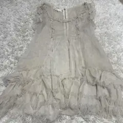 フリルワンピ 森ガール 姫カジ フェアリーグランジ グランジ