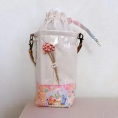 ペットボトルカバー リバティシンクオブミー／ピンク ハンドメイド