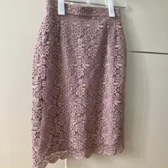 UNIQLO ピンクレースタイトスカート　美品S