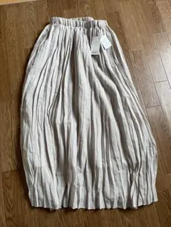 未使用　URBAN RESEARCH グレージュ プリーツスカート フリーサイズ