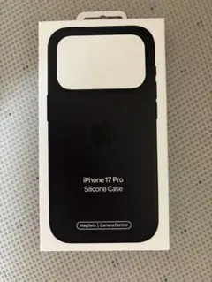 純正 新品未開封iPhone17pro シリコンケース ブラック