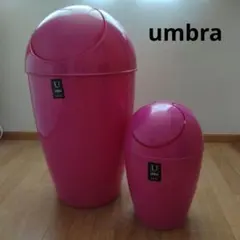 umbra アンブラ ゴミ箱 45L＆10Lセット ピンク スイング式のサムネイル