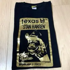 【未使用】スタン・ハンセン×Count2.9 半袖Tシャツ (金箔)ブラック M