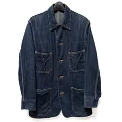 45Rカバーオール　サイズ2番　Sサイズ 楽天市場】45R/45rpm 小麦デニムの908ダブルカバーオール 定価