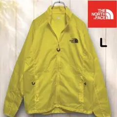 【THE NORTH FACE】ナイロンジャケット L 黄色 ウインドブレーカー