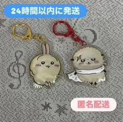 【新品】ちいかわ ぷっくりったい キーホルダー うさぎ ラッコ 2点セット