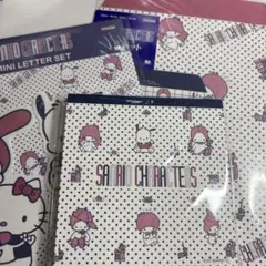 サンリオキャラクターズ パーラー スクエアメモ ミニステッカー 封筒 3点セット