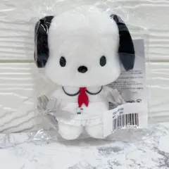 夢展望　サンリオ　エプロンぬいぐるみキーチェーン(ポチャッコ)