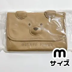 新品　ジェラピケ　母子手帳ケース　母子手帳　Mサイズ　くま　⑨