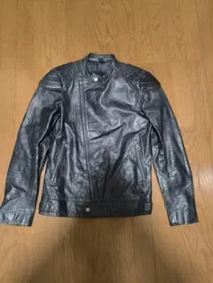 i*★様 プレッジ Pledge レザー カウハイド　ライダース ジャケット ✴︎希少✴︎ pledge プレッジ シングル ライダース カウレザー 三浦秀