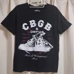 Tシャツ　CBGB & OMFUG　Mサイズ　半袖　黒　CONVERSE