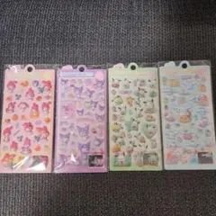 サンリオ　キャラクター　ぷっくりシール