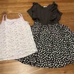 BREEZE ノースリーブワンピース 、シャツのセット110サイズ