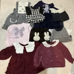 メゾピアノ　美品　まとめ売り　130 140 メゾピアノ】 子供服 11点まとめ売り130〜140