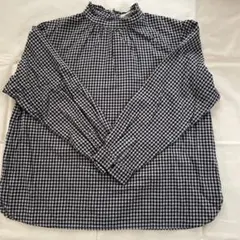 スタジオクリップ　チェック柄長袖シャツ
